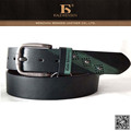 classic mens patterned formal dress belt with auto buckle